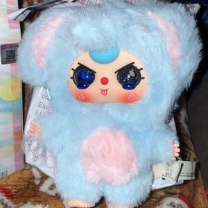 Baby Three BB3 De Lovely Plush Pendant - Elephant w/ Liquid Glitter Crying Eyes